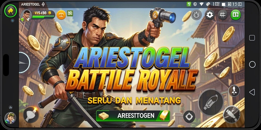 Tampak mendebarkan saat pemain bertempur di medan perang ARIESTOGEL.