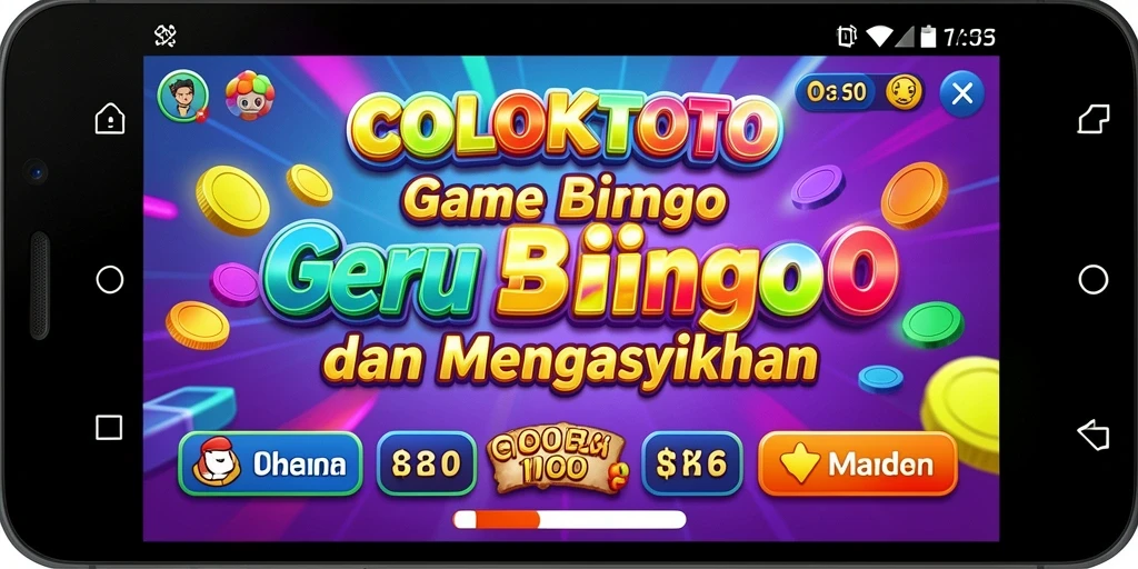 Tampilan gameplay seru COLOKTOTO dengan suasana Bingo yang menyenangkan.