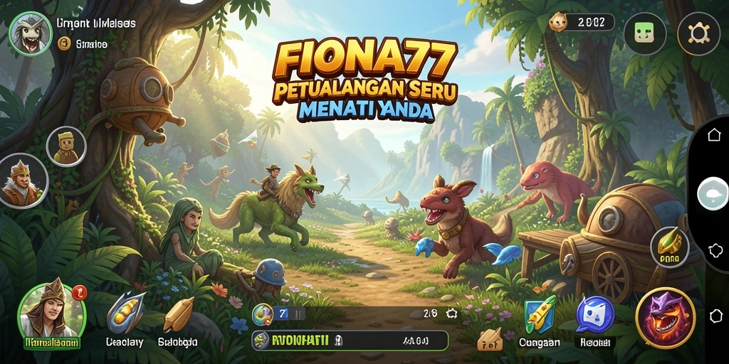 Tampilan gameplay <strong>FIONA77</strong> yang penuh aksi dan petualangan seru.