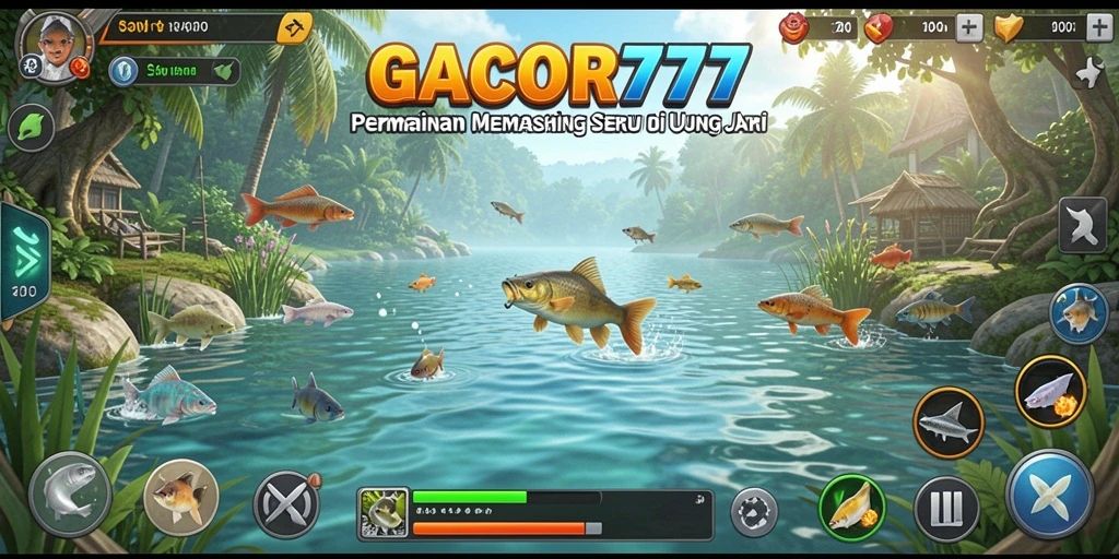 Screenshot gameplay GACOR777 yang menunjukkan aksi memancing yang mendebarkan.