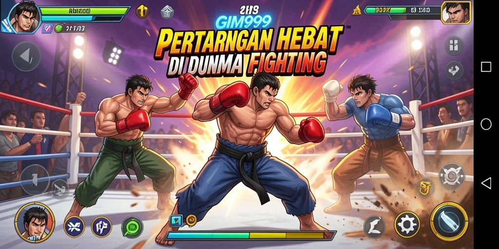 Tampilan impresif dari pertarungan seru di GIM999.