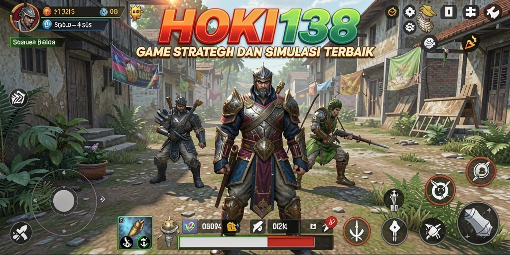 Screenshot gameplay SLG HOKI138 yang menampilkan aksi strategi.