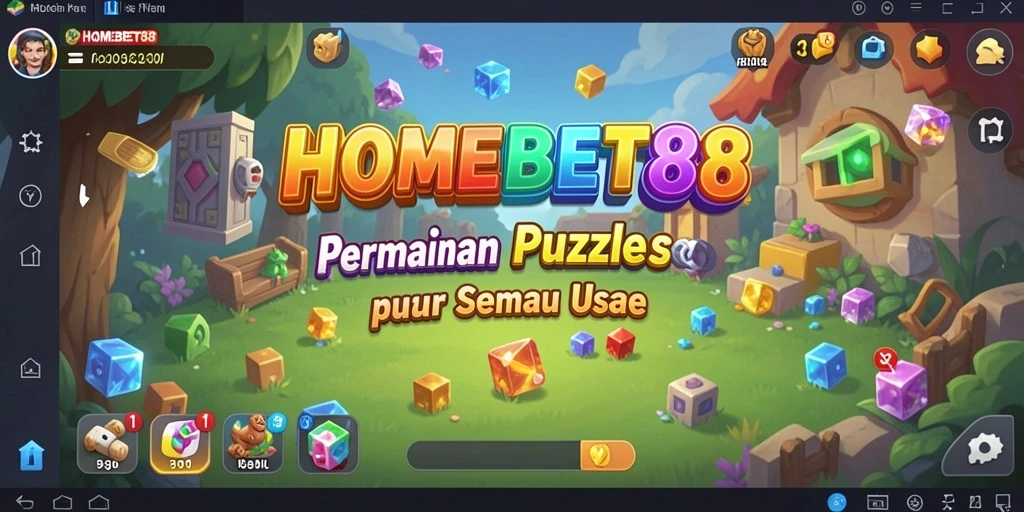 Screenshot gameplay dari <strong>HOMEBET88</strong> menampilkan tantangan puzzle yang mendebarkan.