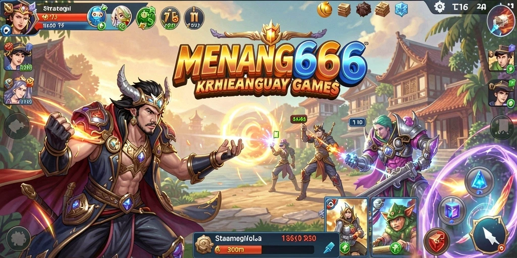 Gameplay MENANG666 yang menarik dengan taktik mendalam dan pertarungan seru.
