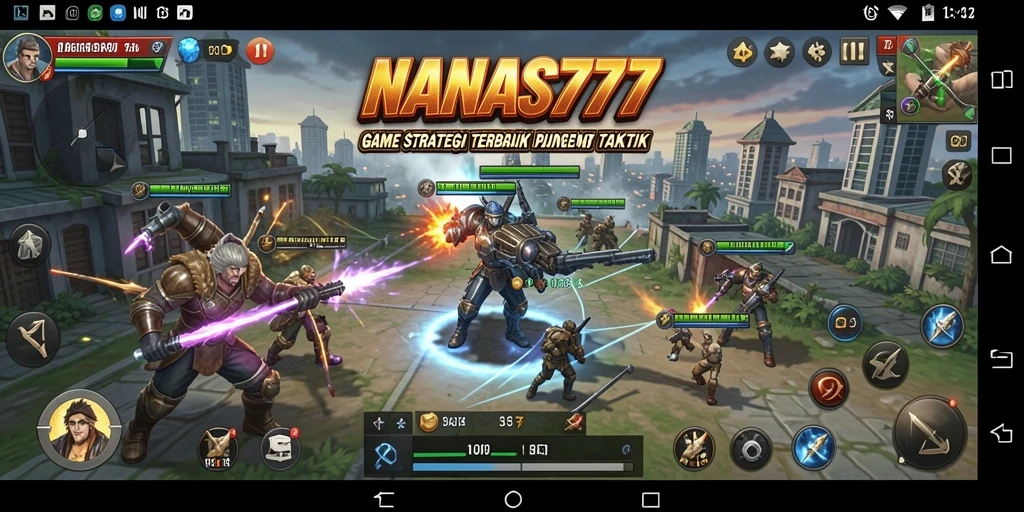 Screenshot NANAS777 menampilkan aksi strategis yang mendebarkan.