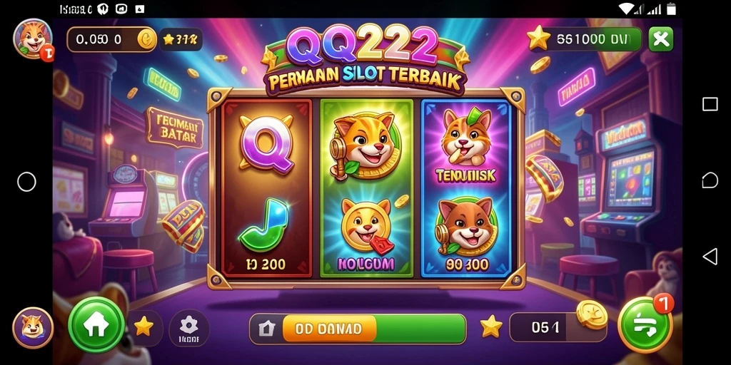 Gameplay menegangkan di slot QQ222 dengan grafis memukau.