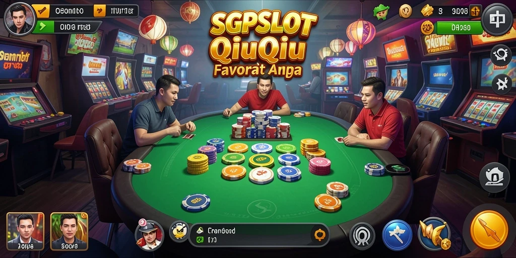 Tampilan menarik gameplay QiuQiu di SGPSLOT.