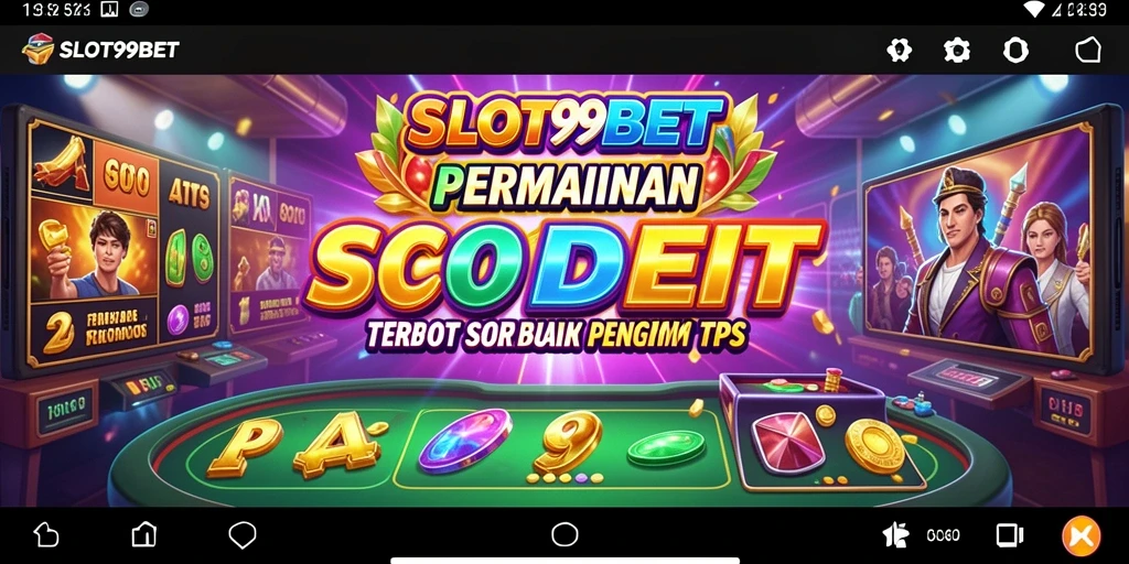 Tampilan gameplay SLOT99BET yang menegangkan dan menyenangkan.