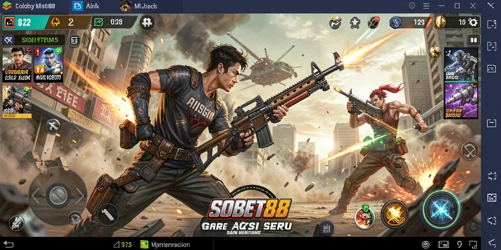 Tangkapan layar utama <strong>SOBET88</strong> menampilkan aksi mendebarkan dalam gameplay.