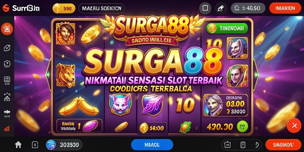 Menampilkan gameplay seru dan menarik dari slot SURGA88.