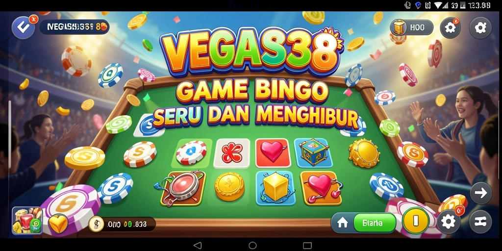 Tampilan gameplay Bingo yang seru di VEGAS338.