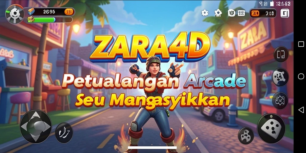 Tampilan gameplay ZARA4D yang menakjubkan dan seru.